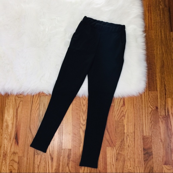 NEW Boohoo HighWaist Black Stretch Skinny Trousers - Picture 2 of 5